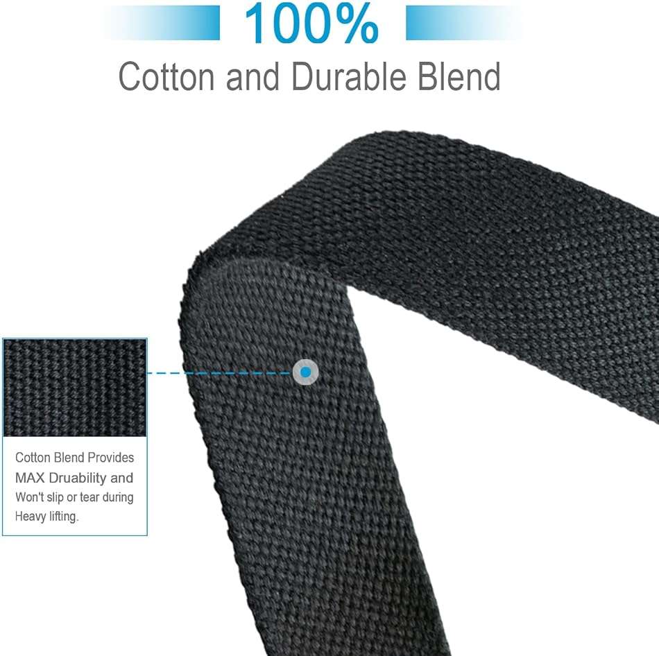 GSFOVOP Lifting Wrist Straps for Weightlifting, Deadlifts, Strength Training, Gym Workout, Soft Cotton Wrist Wraps with Neoprene-Padded Support, Premium Strap for Men & Women - Image 5