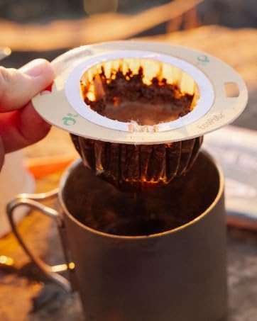 Coulée EcoPour Empty Coffee Filters, Compostable All Paper Single-Serve Pour Over Filters for Coffee or Tea, Portable & EcoFriendly, 50 Pack | camping-coffee-and-tea-pots - Image 7