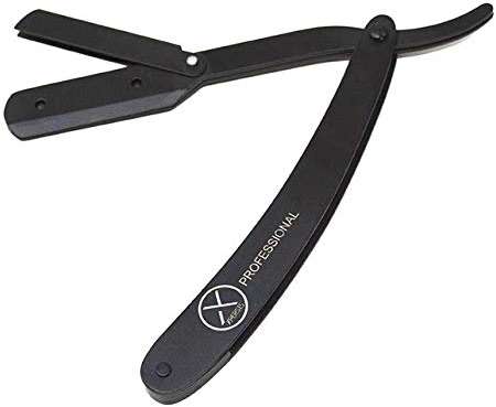XPERSIS PRO 001 Professional Black German Made Steel Straight Edge Razor With 100 Packs Misaki Platinum Blade - Image 3