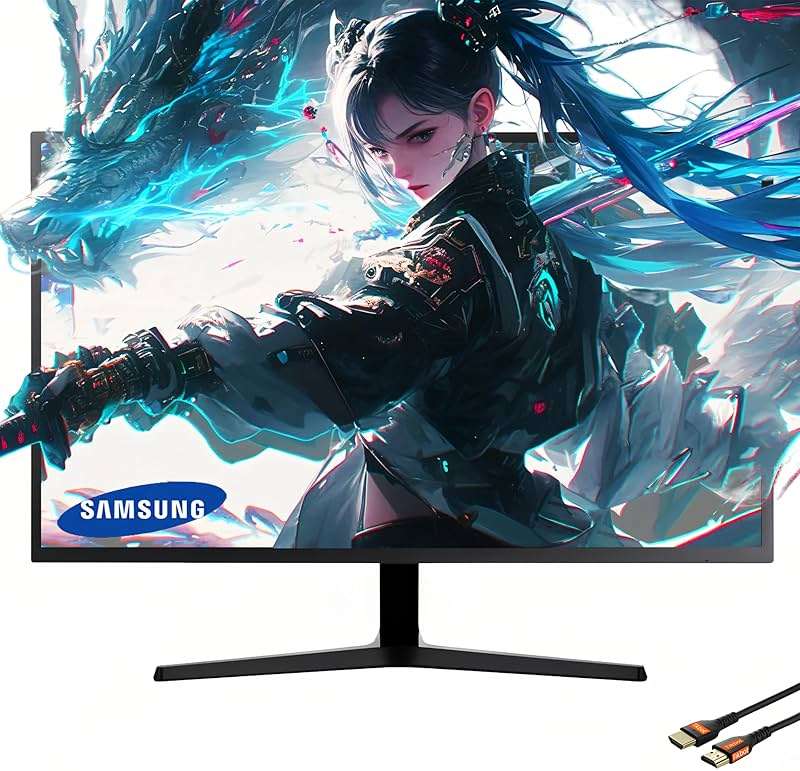 Samsung 32" 4K UHD (3840x2160) Computer Monitor, Eye Saver, AMD FreeSync for Gaming, HDMI, VA Panel, Display Port, Flicker Free Mode, Black - Image 1