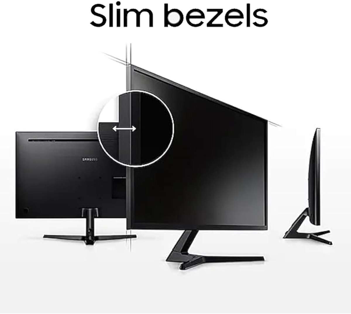 Samsung 32" 4K UHD (3840x2160) Computer Monitor, Eye Saver, AMD FreeSync for Gaming, HDMI, VA Panel, Display Port, Flicker Free Mode, Black - Image 8