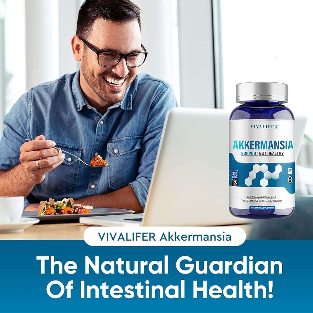 300 Billion AFU Akkermansia Probiotic Supplement - 120 Capsules 2 Month Supply Supports Digestive, Immune & Overall Health - Increases GLP-1 Production - for Men & Women - Image 2
