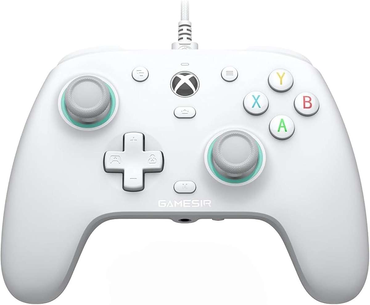 GameSir G7 SE Plud and Play Controller with Hall Effect Joysticks/Hall Trigger, Anti-Drift Wired Gamepad for Xbox Series X|S, Xbox One & Windows 10/11, 3.5 mm Audio Jack - White (Renewed) - Image 1