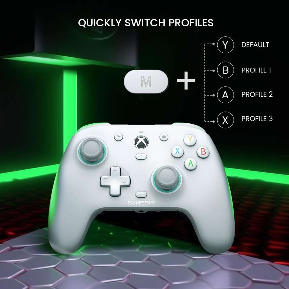 GameSir G7 SE Plud and Play Controller with Hall Effect Joysticks/Hall Trigger, Anti-Drift Wired Gamepad for Xbox Series X|S, Xbox One & Windows 10/11, 3.5 mm Audio Jack - White (Renewed) - Image 5