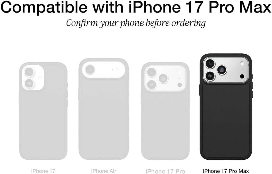 OtterBox iPhone 17 Pro Max Symmetry Series Clear Case - Stardust - Ultra-Thin, Sleek iPhone Case, MagSafe with Camera Control - Image 2