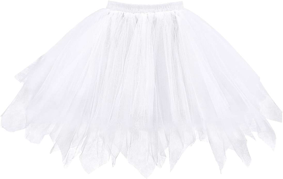 Zando Tutu for Women Adults 50s Vintage Ballet Bubble Skirt Halloween Costume Cosplay Puffy Tulle Petticoat Skirt Party - Image 1