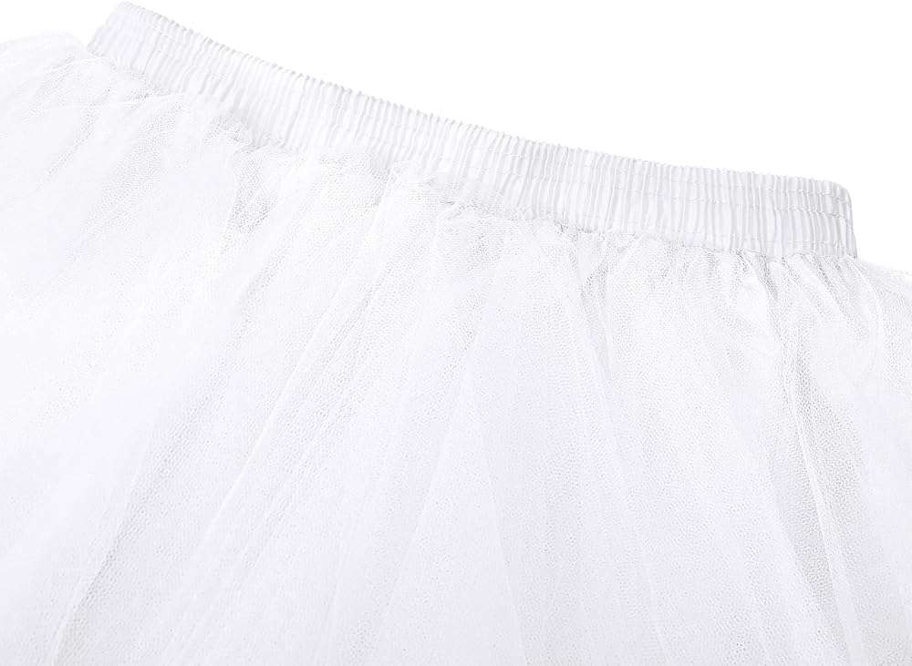 Zando Tutu for Women Adults 50s Vintage Ballet Bubble Skirt Halloween Costume Cosplay Puffy Tulle Petticoat Skirt Party - Image 2