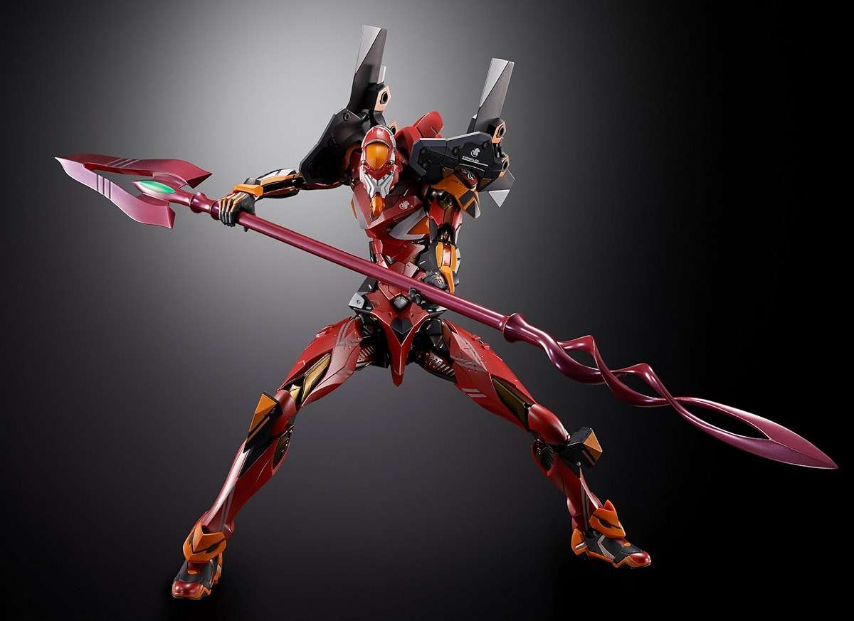 TAMASHII NATIONS - Evangelion - Evangelion Production Model-02 30th with The Spear of Cassius Metal Build Action Figure - Image 5