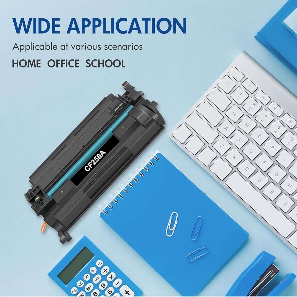 58A CF258A Toner Cartridge Black M428fdw Compatible for HP 58A CF258A 58X CF258X for HP MFP M428fdw M428fdn M428dw LaserJet Pro M404n M404dn M404dw M404 M428 Printer Ink High Yield 2 Pack with Chip - Image 5