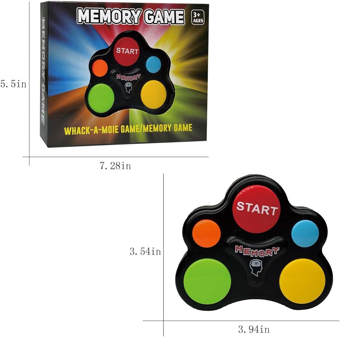 Light & Sound Memory Game – Interactive Electronic Toy for Focus & Reaction Training - Image 3