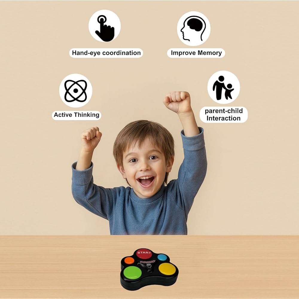 Light & Sound Memory Game – Interactive Electronic Toy for Focus & Reaction Training - Image 6