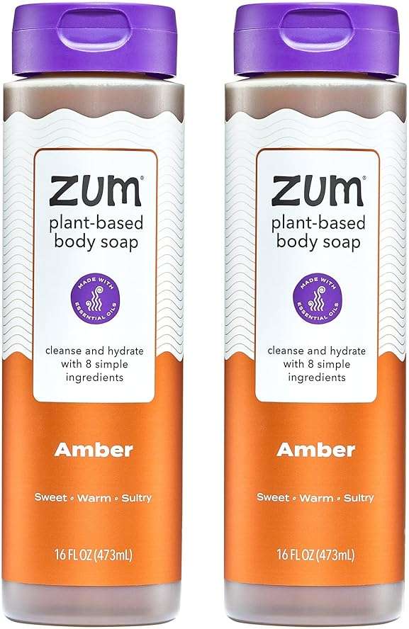 Zum Body Soap - Amber - 16 fl oz (2 Pack) - Image 1