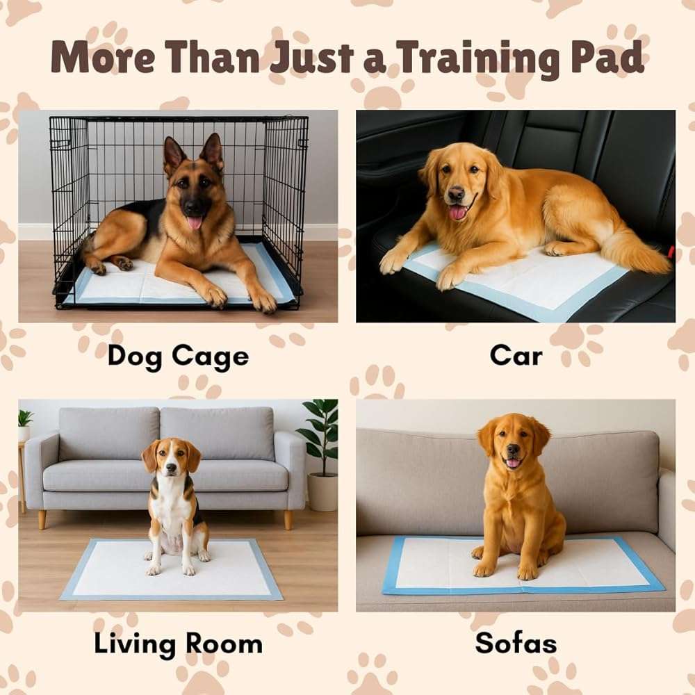 Dog Training Pads 50 Count, Extra Large 30" x 23.6" – 5-Layer Leak-Proof Puppy Pads with Super Absorbent Quick-Dry Top Sheet – Pee Pads for Puppies, Adult Dogs, Senior Dogs & Indoor Potty Training - Image 6