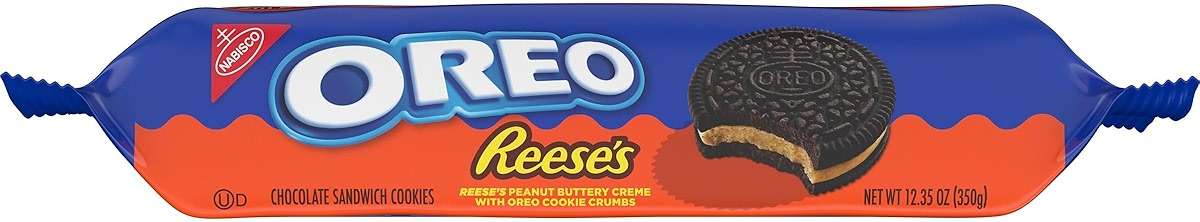 OREO REESE'S Peanut Buttery Creme Chocolate Sandwich Cookies, 12.35 oz - Image 14