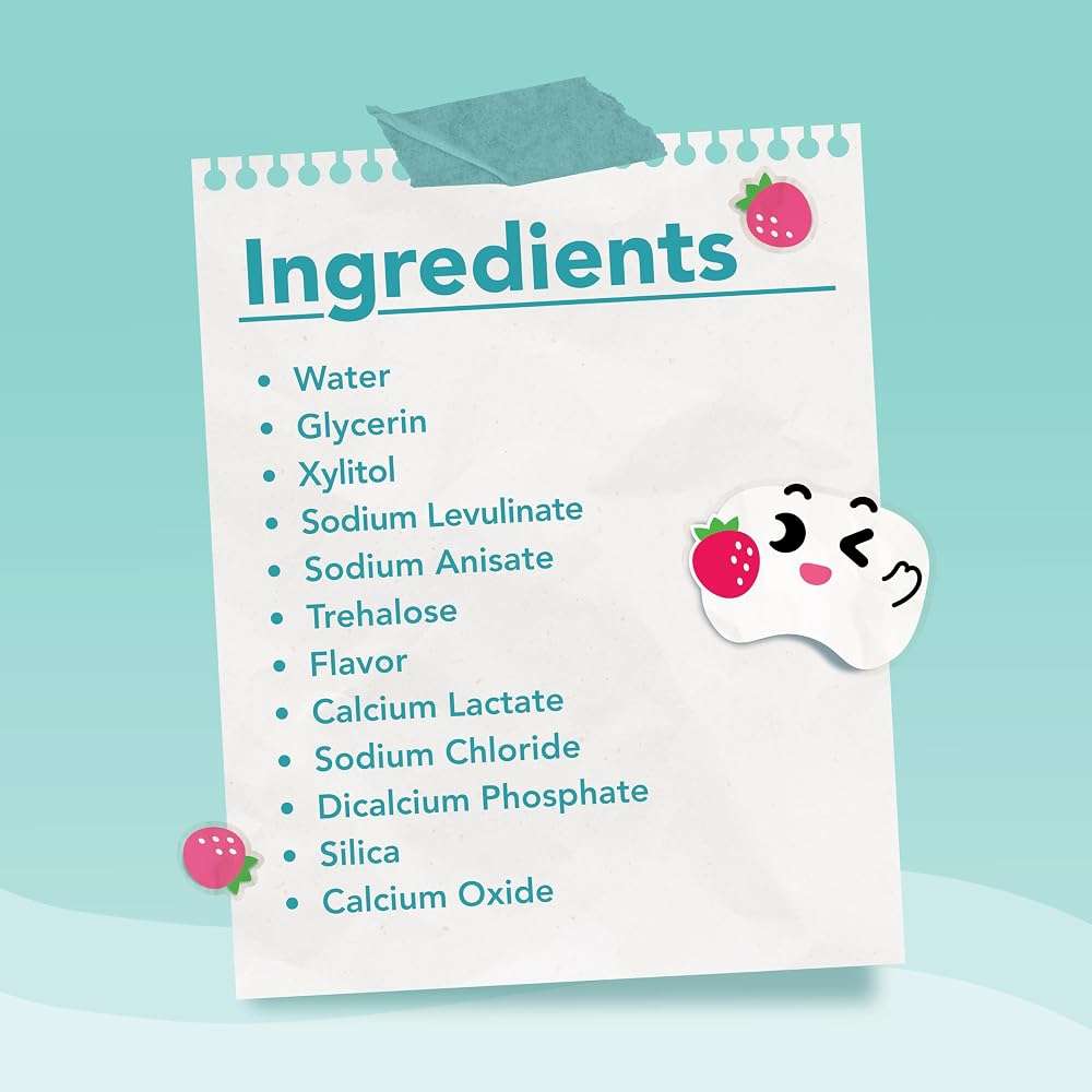 LAB52 Kids Oral Spray, Toddler Toothpaste Helper for Daily Oral Care and Fresh Breath, Children Approved with Fluoride Free for Newborn to Preschoolers, Xylitol Strawberry Flavor - Image 7