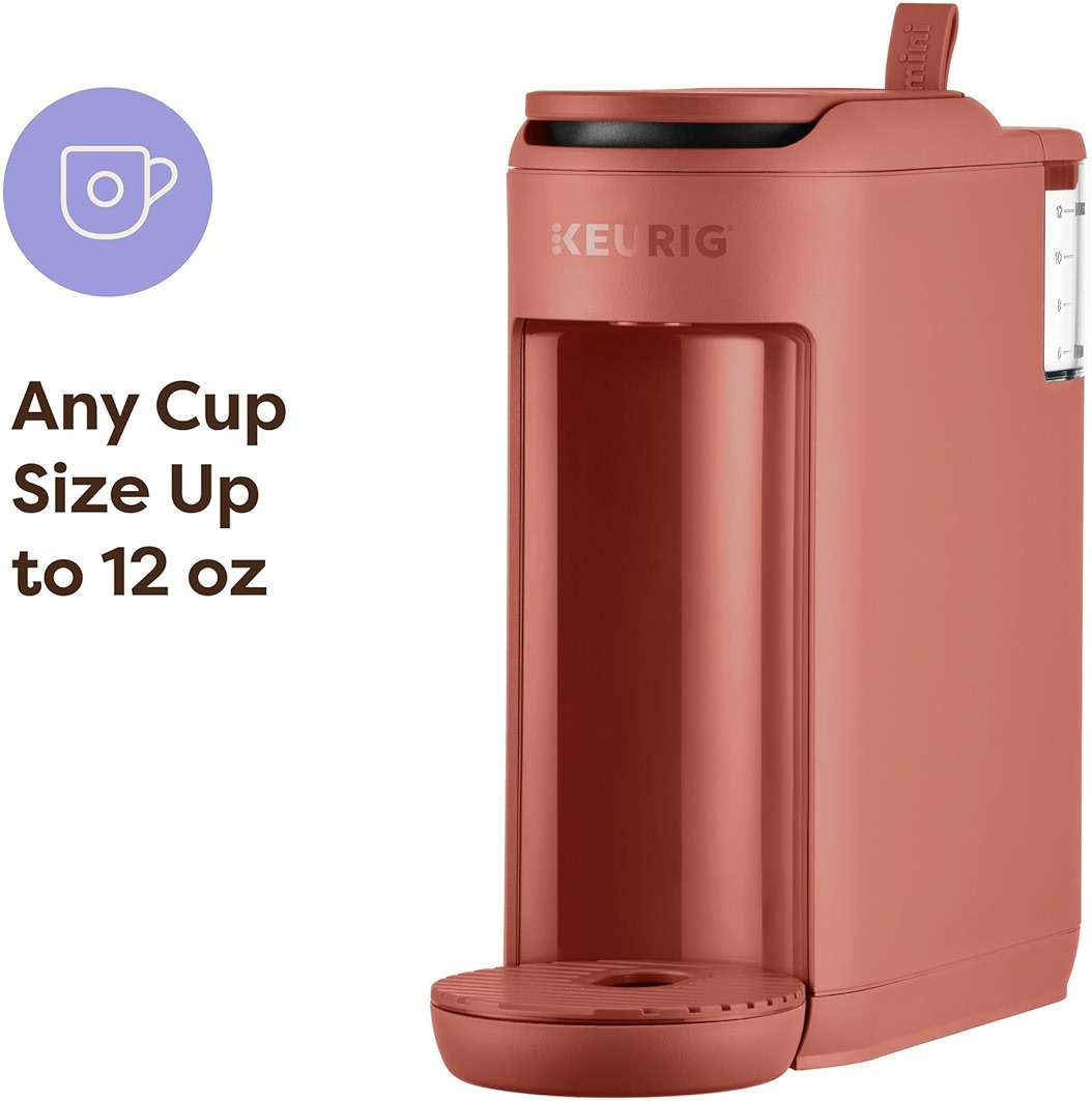 Keurig K-Mini Mate Single Serve K-Cup Pod Coffee Maker, Brews Up to 12 oz Cup, Compact Portable Coffee Machine for Small Spaces, Great for Dorms & Offices, Red Rocks - Image 5