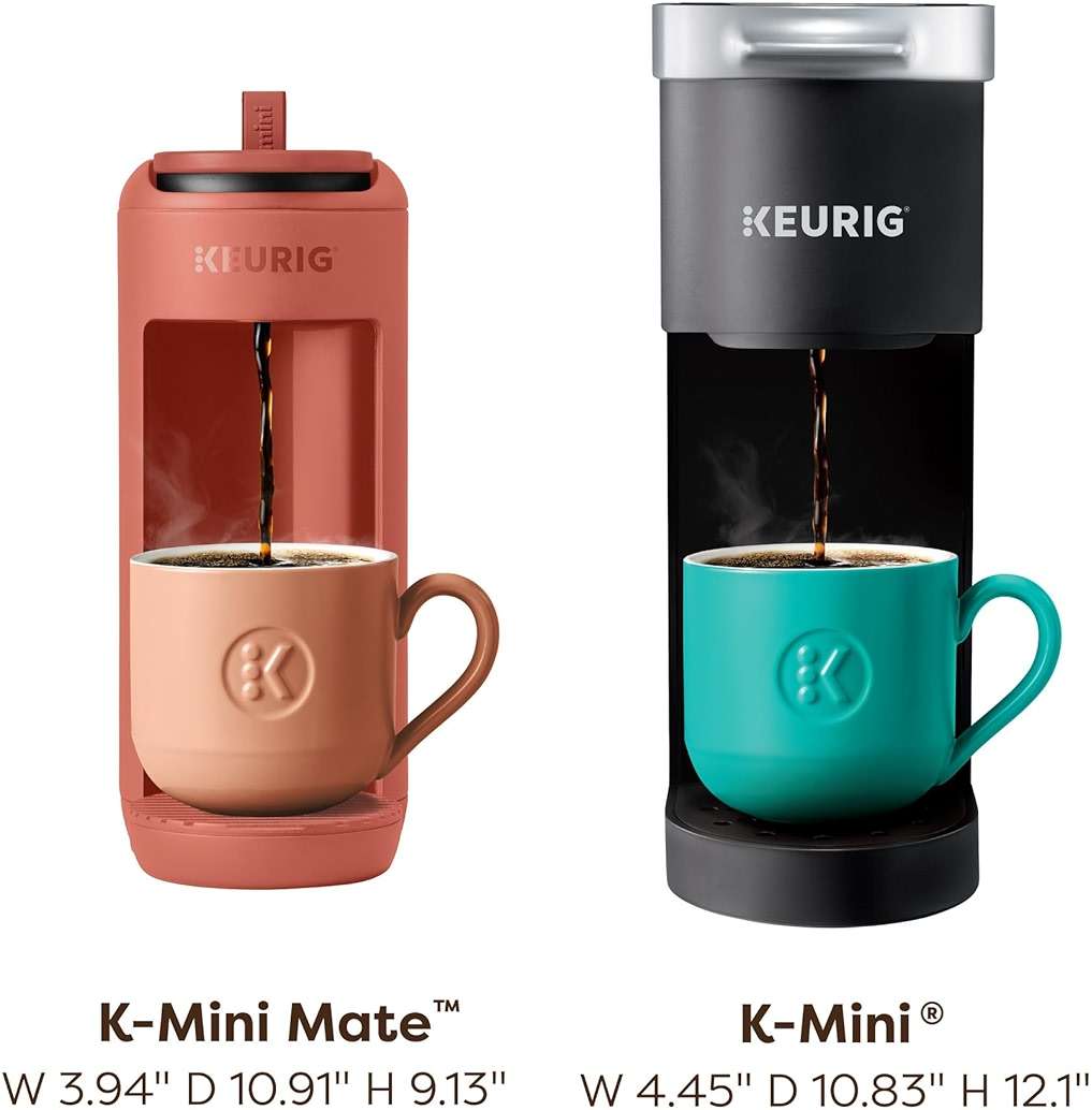 Keurig K-Mini Mate Single Serve K-Cup Pod Coffee Maker, Brews Up to 12 oz Cup, Compact Portable Coffee Machine for Small Spaces, Great for Dorms & Offices, Red Rocks - Image 7