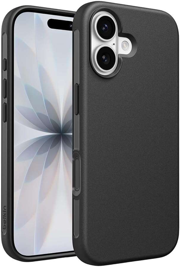 Belkin for iPhone 17 Case, Protect, MagSafe Compatible w/Anti-Scratch & Anti-Yellowing Treated Coating, Touch Sensitive Camera Control - Military Grade, Slim Design, Shockproof, Protective - Image 1
