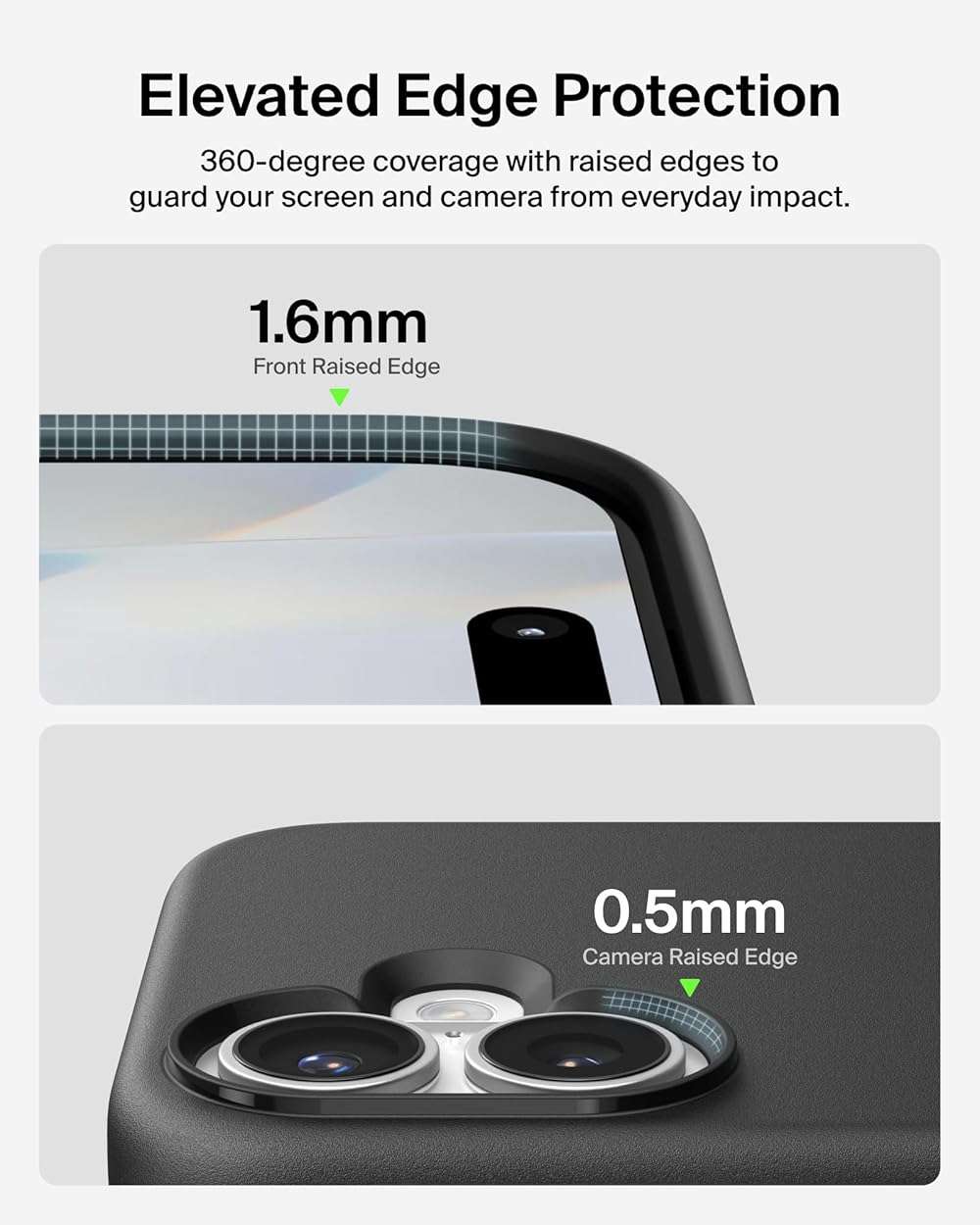 Belkin for iPhone 17 Case, Protect, MagSafe Compatible w/Anti-Scratch & Anti-Yellowing Treated Coating, Touch Sensitive Camera Control - Military Grade, Slim Design, Shockproof, Protective - Image 6
