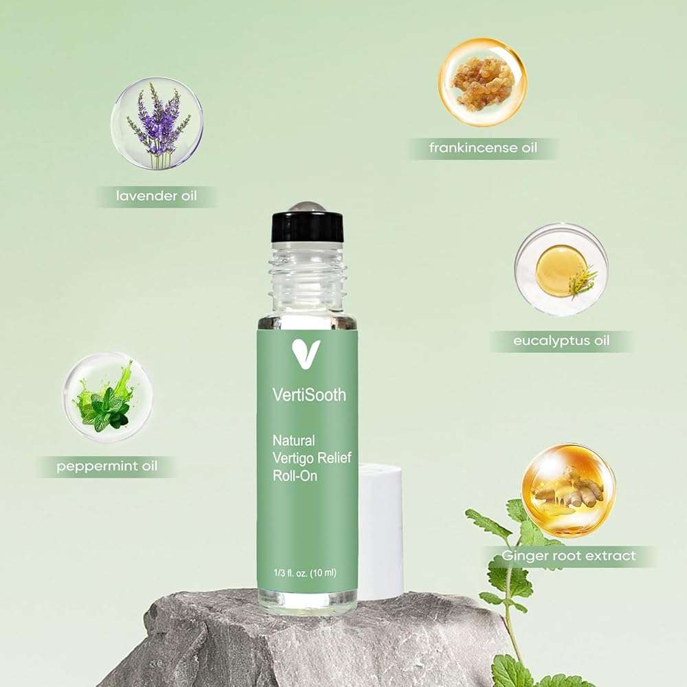 VERTISOOTH Anti-Dizzy Roll-On, Vertisoothe Roller, Natural Roll-On Vertigo Relief, Natural Ingredients Can Quickly Acting (2) - Image 2