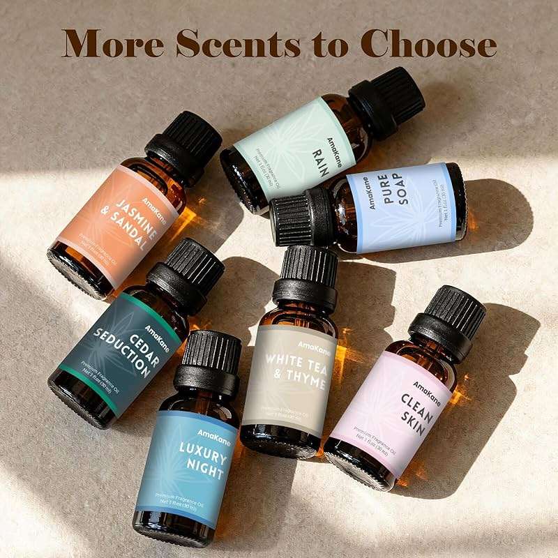 AmaKane White Tea& Thyme Fragrance Oil 30ml, Hotel Essential Oil Inspired by Hilton Hotels, Premium Diffuser Oil for Home, Long-Lasting Aromatherapy Oil, Candle & Soap Making Scents - Image 7