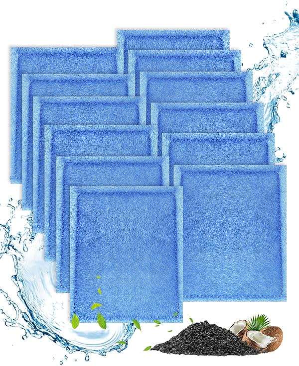 MyfatBOSS 12PCS Rite Size C Aquarium Filter Compatible with Marineland Penguin PRO 275/375 & Original Penguin 200/350 - Replacement Filter Cartridges Media Fit for 20-40/30-60 Gallon Fish Tank - Image 1