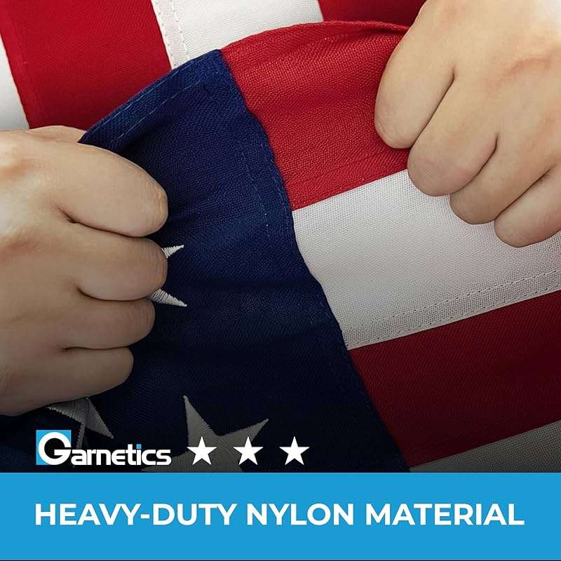 American Flag | American Flags for Outside 3X5 |100% Made in USA Flag-not imported - Premium US Flag 3X5 Heavy Duty Outdoor with Embroidered Stars and Sewn Stripes. - Image 7