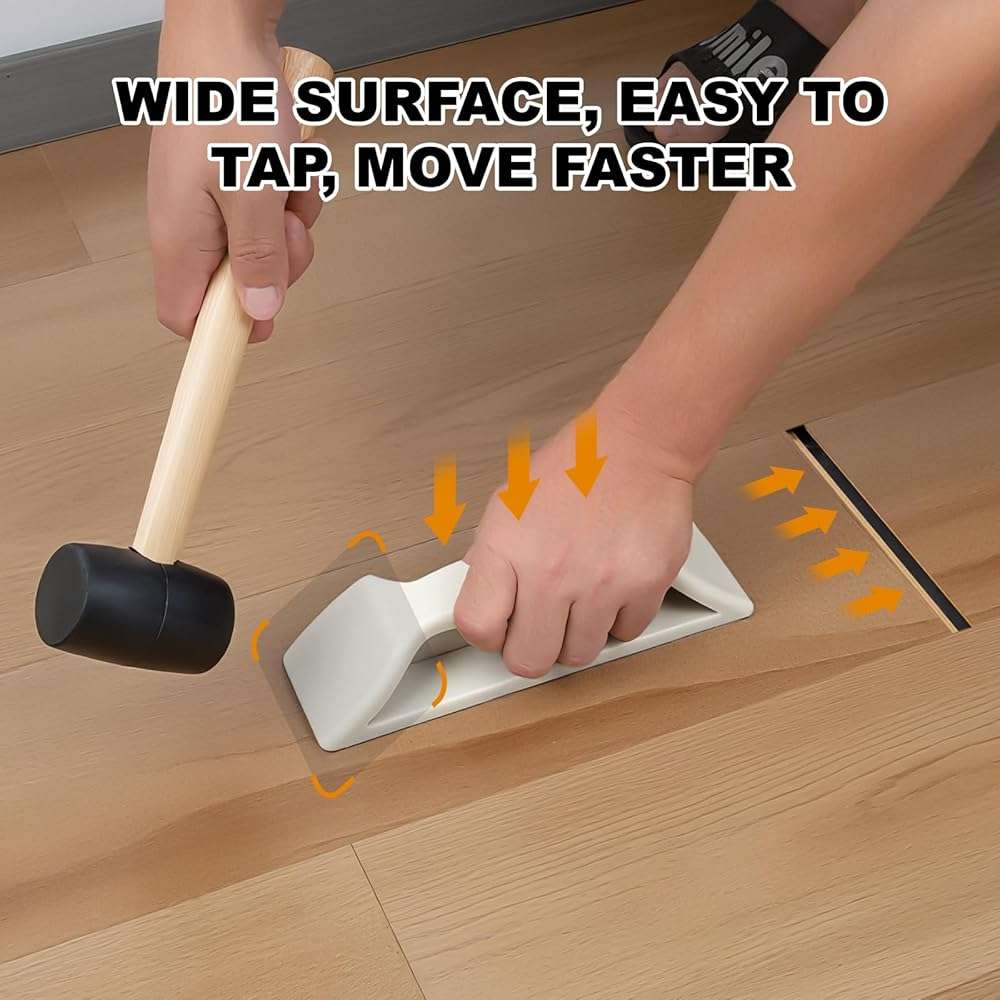 Floor Gap Fixer Tool Kit – Heavy-Duty Plank Grabber & Washable Adhesive Pad for Laminate, Vinyl, and Hardwood Flooring Repair (Only Plank Grabber) - Image 4
