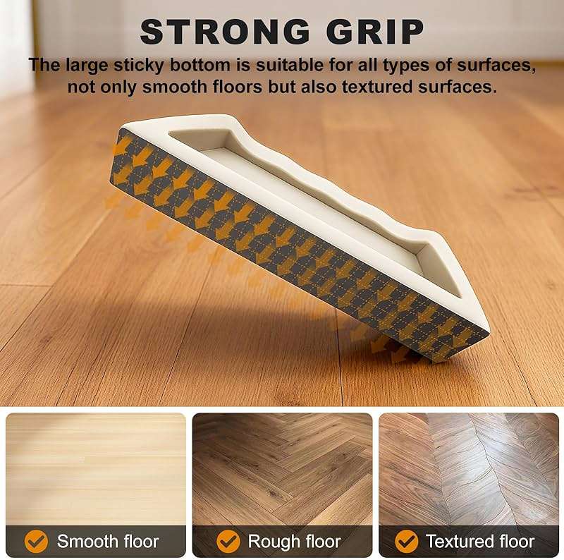 Floor Gap Fixer Tool Kit – Heavy-Duty Plank Grabber & Washable Adhesive Pad for Laminate, Vinyl, and Hardwood Flooring Repair (Only Plank Grabber) - Image 5
