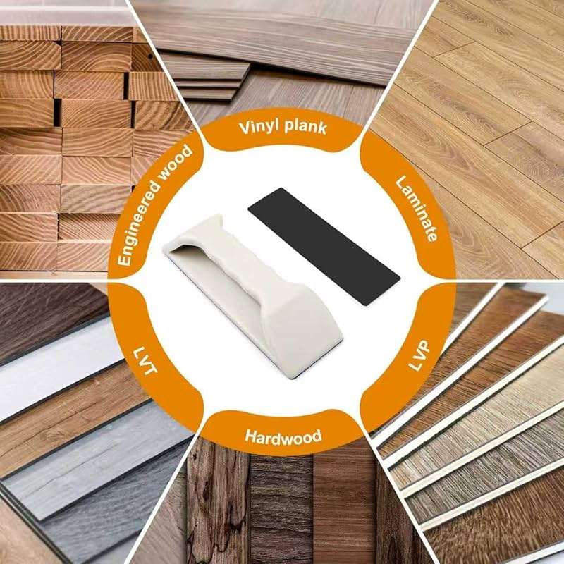 Floor Gap Fixer Tool Kit – Heavy-Duty Plank Grabber & Washable Adhesive Pad for Laminate, Vinyl, and Hardwood Flooring Repair (Only Plank Grabber) - Image 8