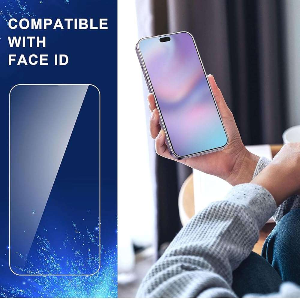 ImpactStrong 3-Pack Shatterproof Tempered Glass Screen Protector for iPhone 17 [Easy Installation Frame] [Bubble Free] [9H Hardness] [Full Coverage] Case Friendly, 6.3 Inch - Image 7