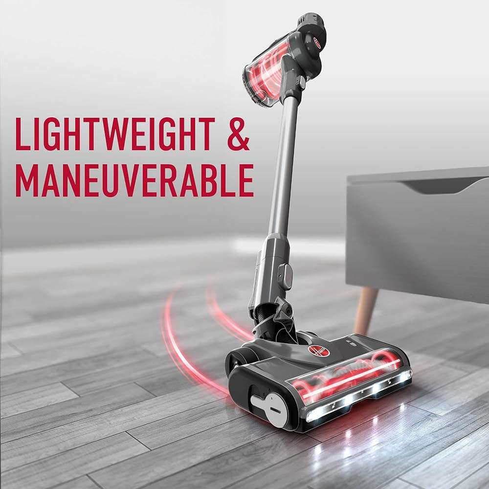 Hoover Excelerate Cordless Stick Vacuum Cleaner with Included Tools, for Carpet and Hard Floors, Lightweight Design, Powerful Suction, LED Headlights, BH59000V - Image 3