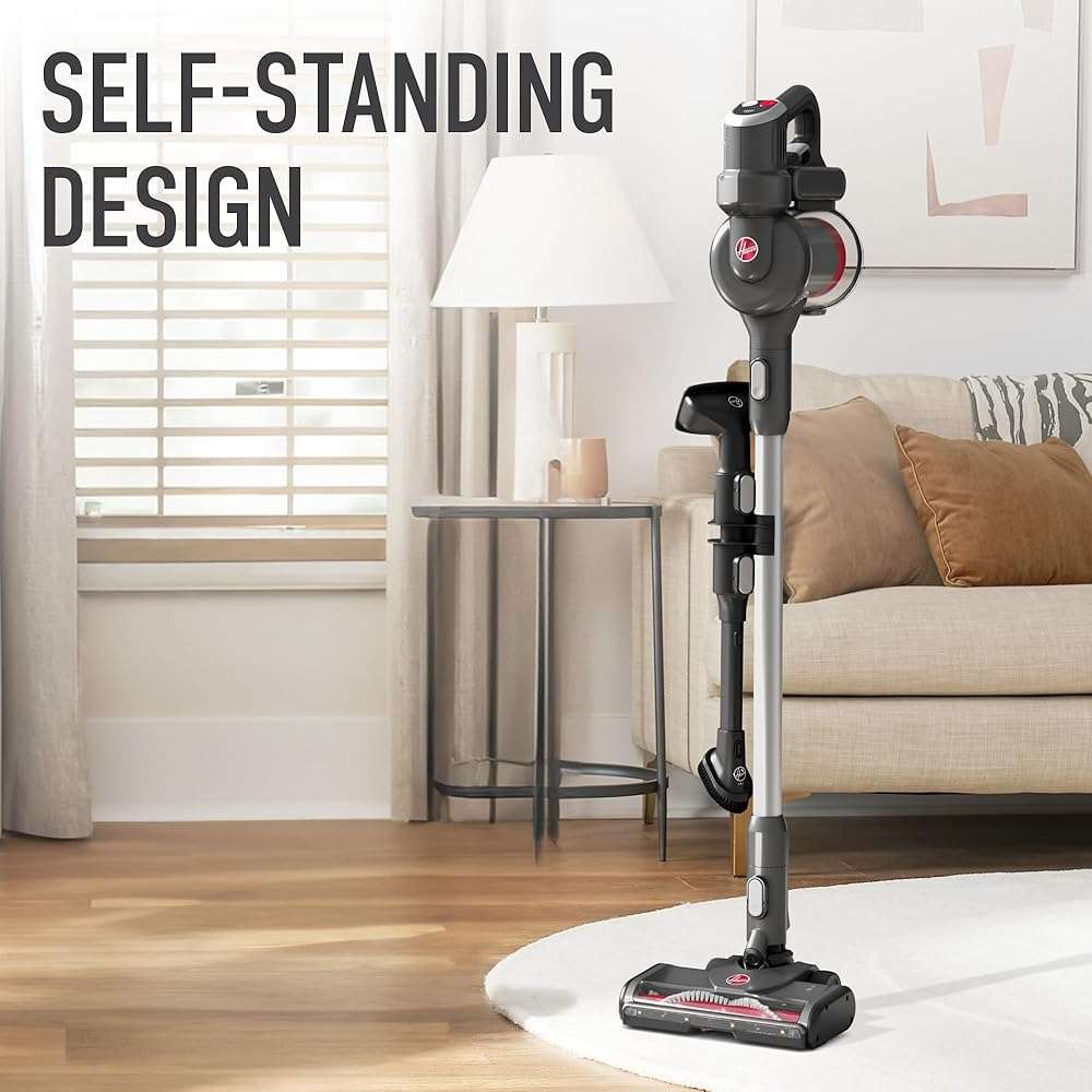 Hoover Excelerate Cordless Stick Vacuum Cleaner with Included Tools, for Carpet and Hard Floors, Lightweight Design, Powerful Suction, LED Headlights, BH59000V - Image 6