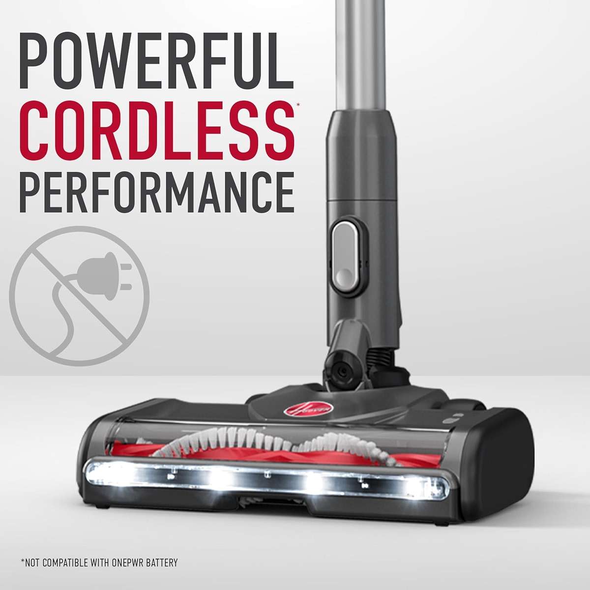Hoover Excelerate Cordless Stick Vacuum Cleaner with Included Tools, for Carpet and Hard Floors, Lightweight Design, Powerful Suction, LED Headlights, BH59000V - Image 7