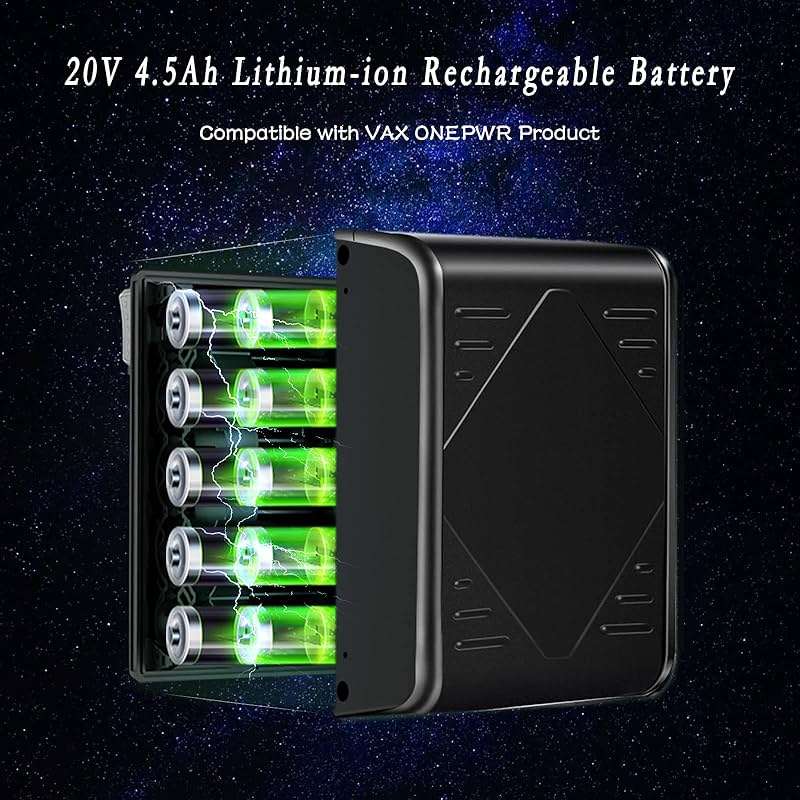 LMYDZER 4.5Ah 20V Replacement Battery for Hoover ONEPWR Battery, Compatible with Hoover Cordless Vacuum Cleaners, Hardfloor Cleaner, Replacement for BH15030 BH25030 BH25040 BH15260PC - Image 4
