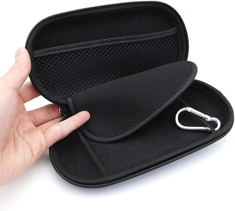 ELIATER Carring Case Compatible for Playstation Vita, Portable Travel Pouch Cover Zipper Bag Compatible for Sony PSVita 1000 2000 Game Console (Black) - Image 5