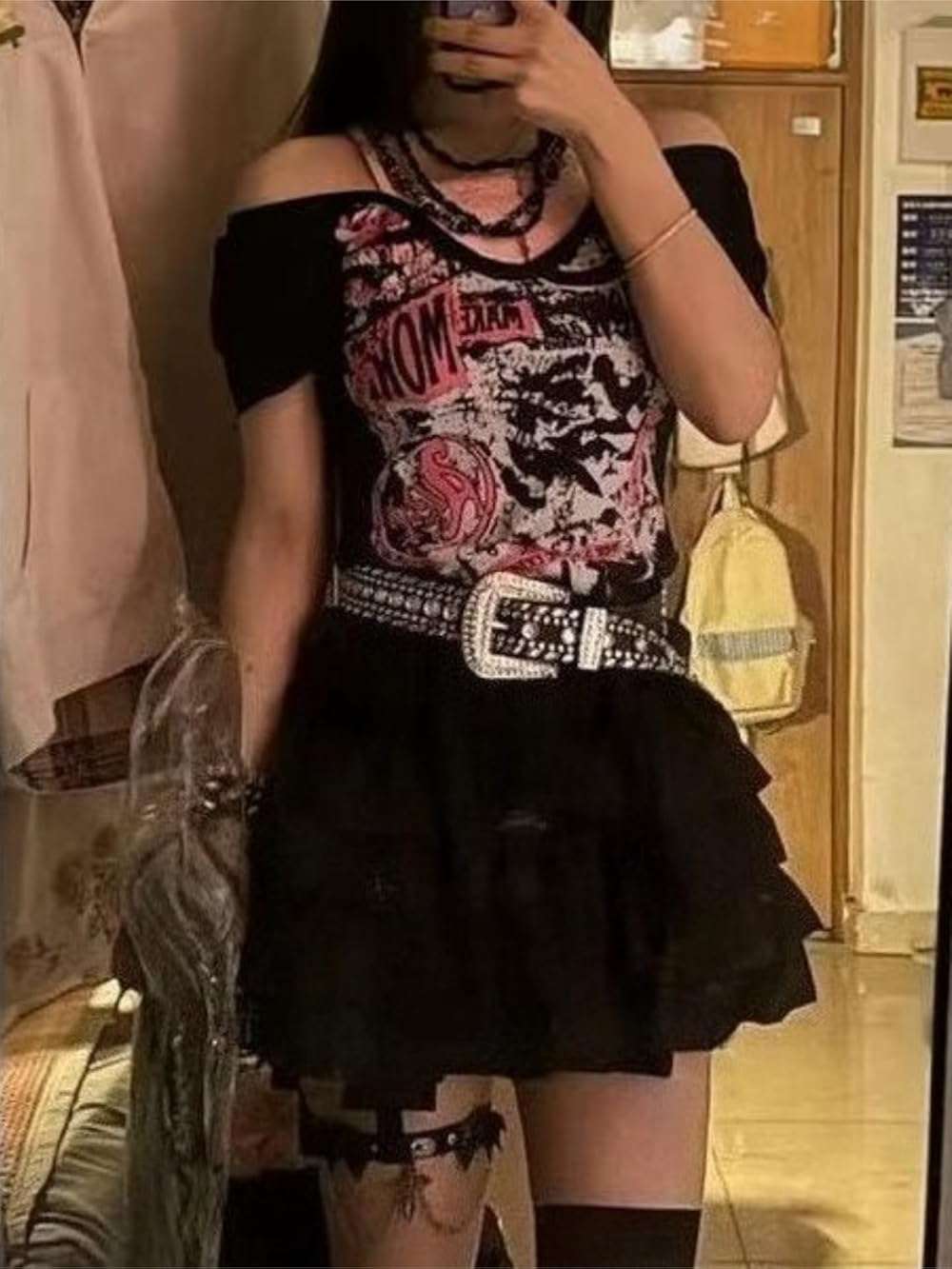 Cutecore Harajuku Y2k Baby Tee Cute Kawaii Emo Grunge Shirt Women Vintage Graphic Tees Short Sleeve Alt Tops 2000s - Image 3