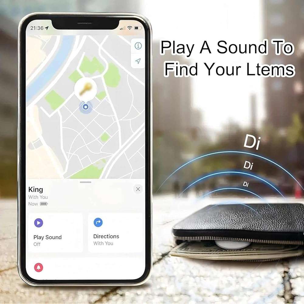 Android GPS Tracker for Vehicles, Hidden Tracking Device for Vehicles, Car Tracker No Subscription Work with Find My, Smart Tag with Audio for Kids, Key, Dogs, Luggage, Bag (Android-2 Pack) - Image 4