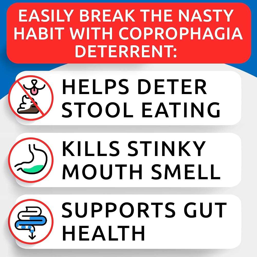No Poo Chews for Dogs - Coprophagia & Stool Eating Deterrent with Probiotics, Digestive Enzymes & Breath Aid Support - Stop Dog Poop Eating - Made in USA - 120Ct - Image 2