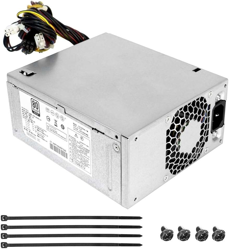 S-Union Upgraded L05757-800 DPS-500AB-32 A 500W Power Supply Compatible with HP EliteDesk Z2 G4 800 880 600 G3 G5 L05757-800 PSU 901759-013 DPS-500AB-36 A L07304-003 901759-001 DPS500AB32 Power Supply - Image 1