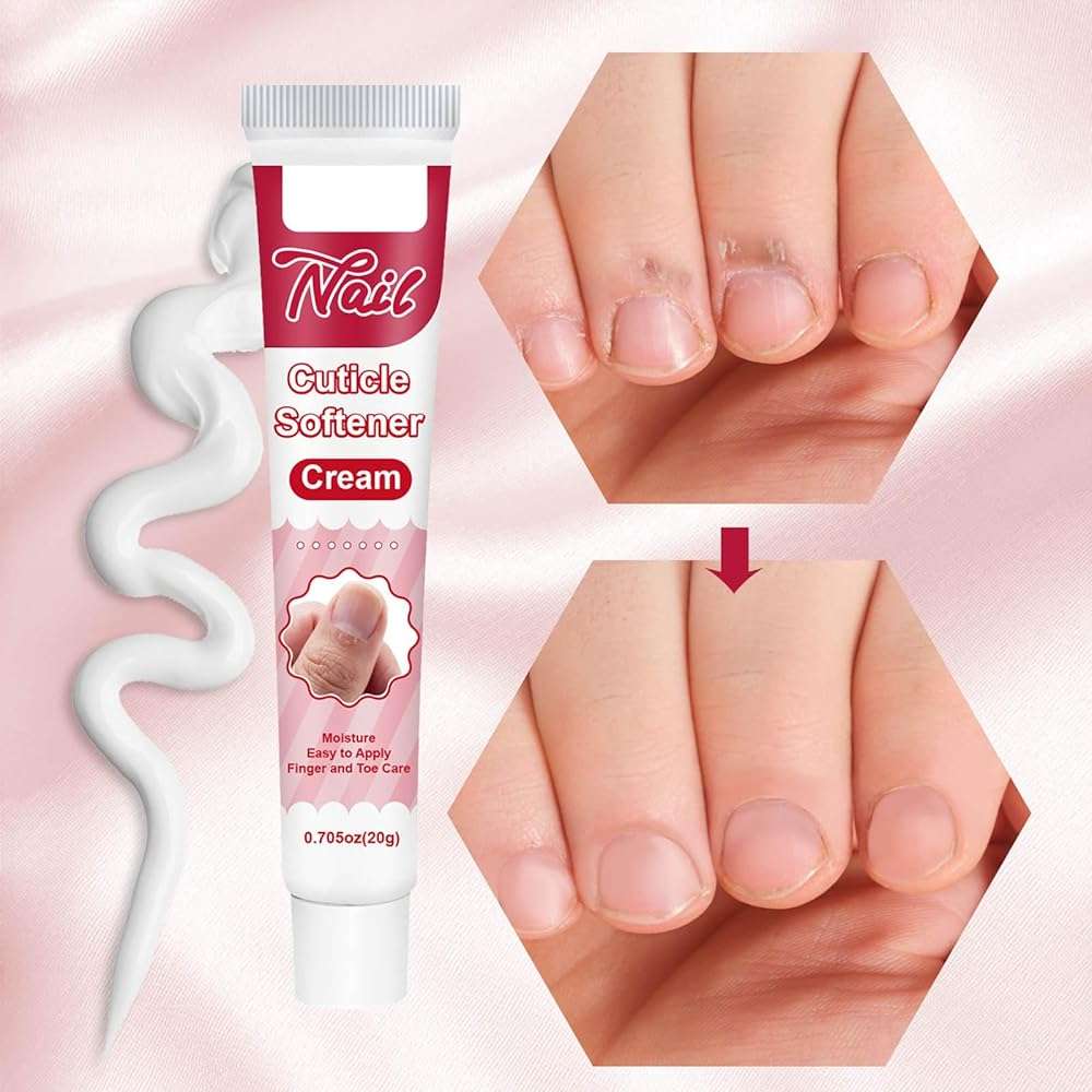 Nail Cuticle Cream, Moisturizing Professional Cuticle Cream for Dry and Splitting Cuticles & Rough and Rigid Skin, Removes Dry Dead Skin Overgrown Cuticles Nail - Softens Cuticles(2PCS) - Image 3