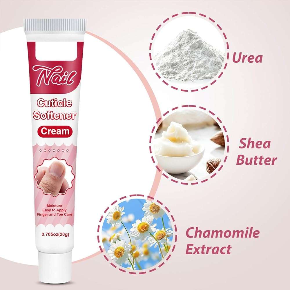 Nail Cuticle Cream, Moisturizing Professional Cuticle Cream for Dry and Splitting Cuticles & Rough and Rigid Skin, Removes Dry Dead Skin Overgrown Cuticles Nail - Softens Cuticles(2PCS) - Image 4