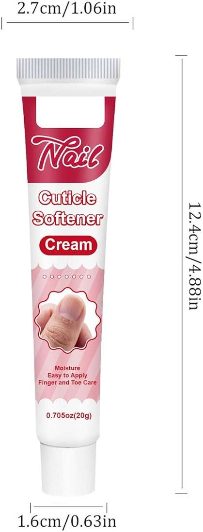 Nail Cuticle Cream, Moisturizing Professional Cuticle Cream for Dry and Splitting Cuticles & Rough and Rigid Skin, Removes Dry Dead Skin Overgrown Cuticles Nail - Softens Cuticles(2PCS) - Image 7