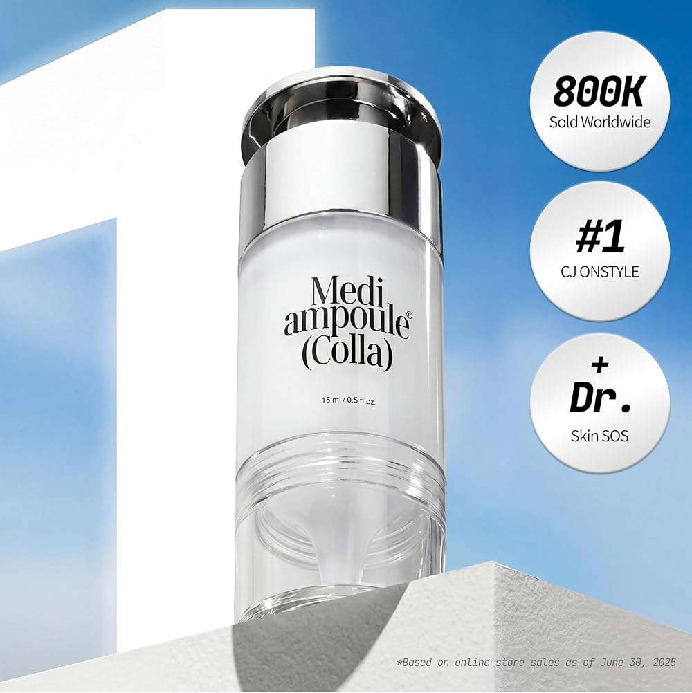 millimilli Medi Ampoule Colla | Collagen Serum for Dewy Glass Skin | 237% Hydration Support for 24h, Niacinamide | Radiance Ampoule for Dull Tired Skin | Korean Skin Care | 0.51 fl.oz. - Image 2