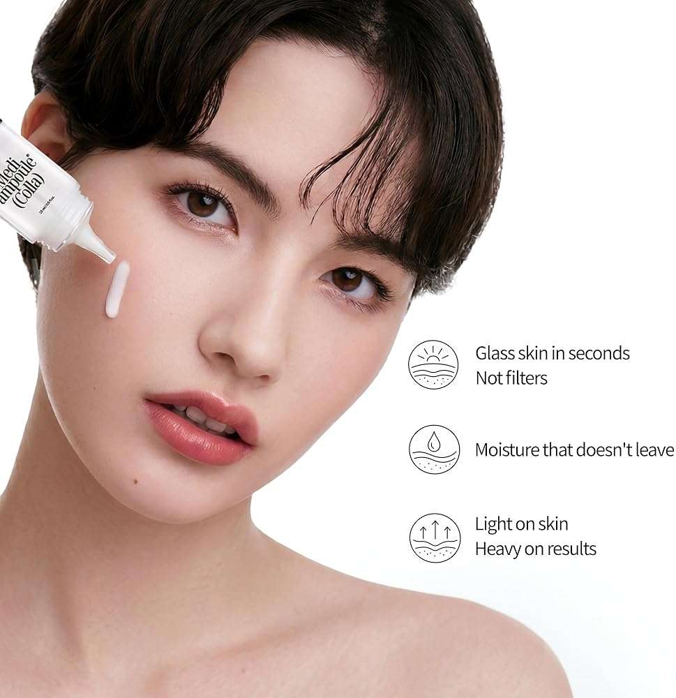 millimilli Medi Ampoule Colla | Collagen Serum for Dewy Glass Skin | 237% Hydration Support for 24h, Niacinamide | Radiance Ampoule for Dull Tired Skin | Korean Skin Care | 0.51 fl.oz. - Image 7
