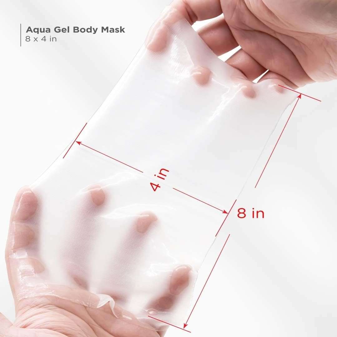 Clinical Resolution Peptide Aqua Gel Body Mask – Instant Hydration, Soothing & Cooling Sensation, 14 Single-Use Masks (2 Boxes, 7 per Box) - Image 3