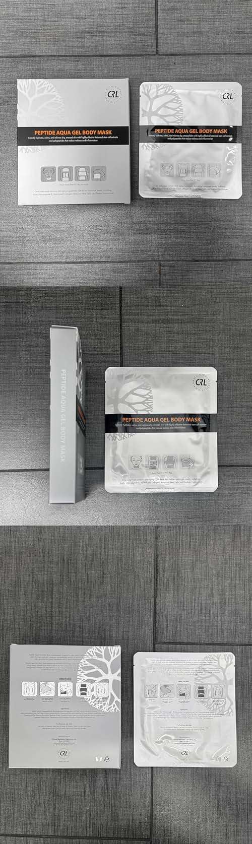 Clinical Resolution Peptide Aqua Gel Body Mask – Instant Hydration, Soothing & Cooling Sensation, 14 Single-Use Masks (2 Boxes, 7 per Box) - Image 6