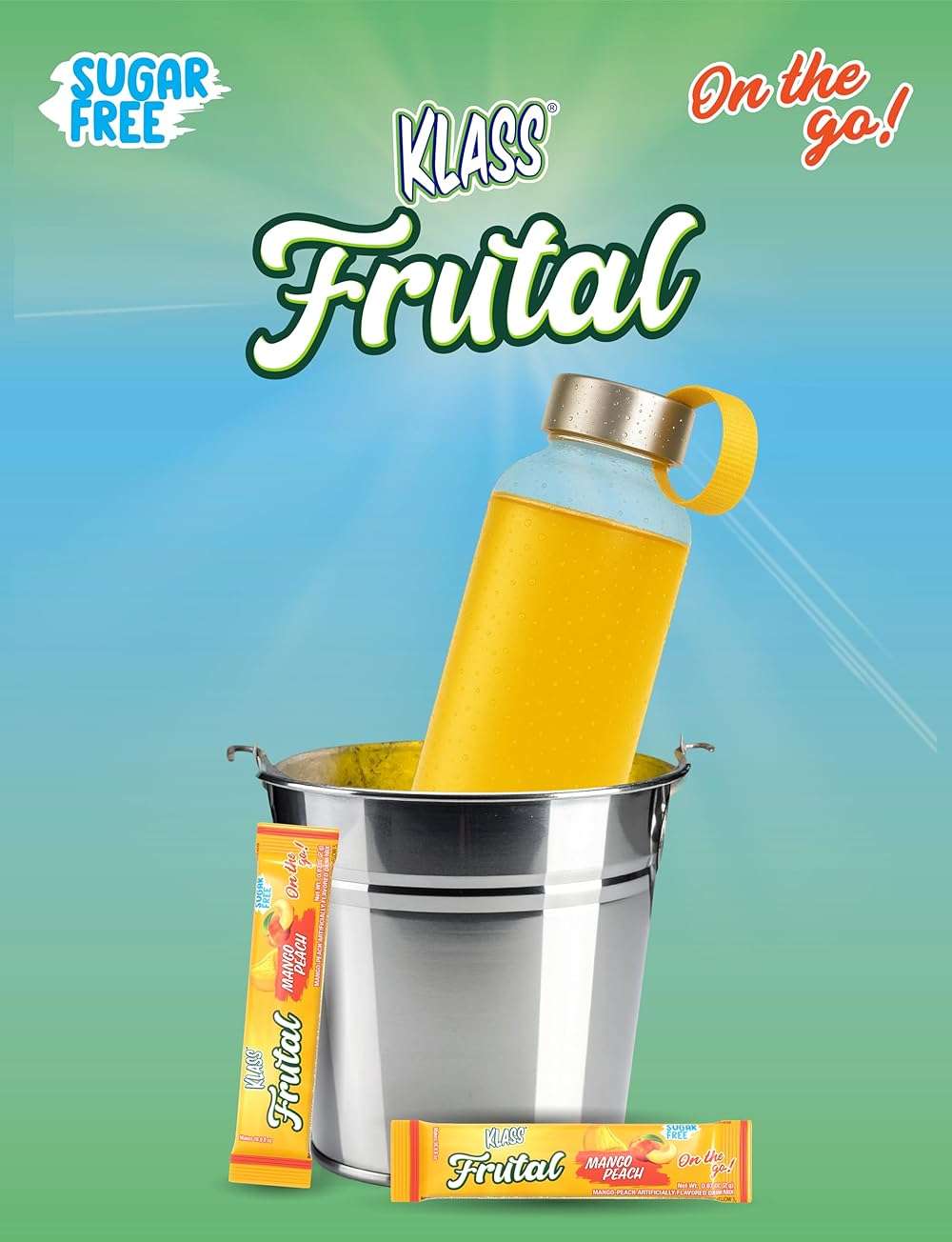 Árbol Frutal On-The-Go! | Powdered Drink Mix – Mango Peach Flavor, Sugar Free – 30 Stick Packs - Image 4