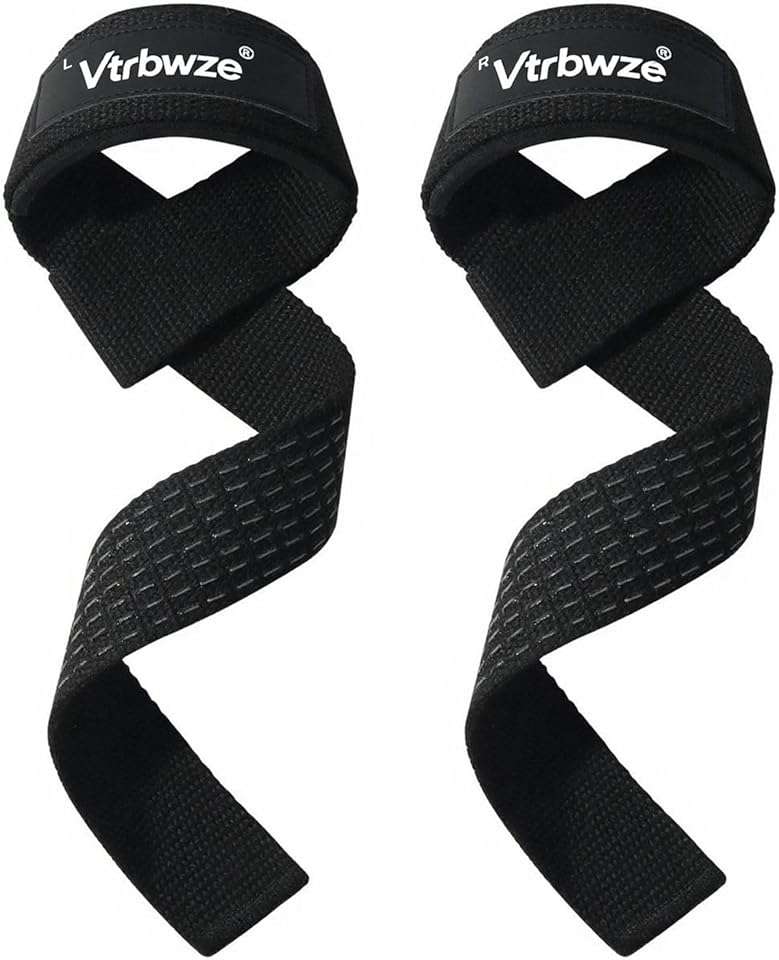Vtrbwze Gym Lifting Straps for Weightlifting & Deadlift - Non-Slip Silicone Grip, Padded Wrist Support for Bodybuilding, Workout & Strength Training, Unisex Design for Men & Women - Image 1