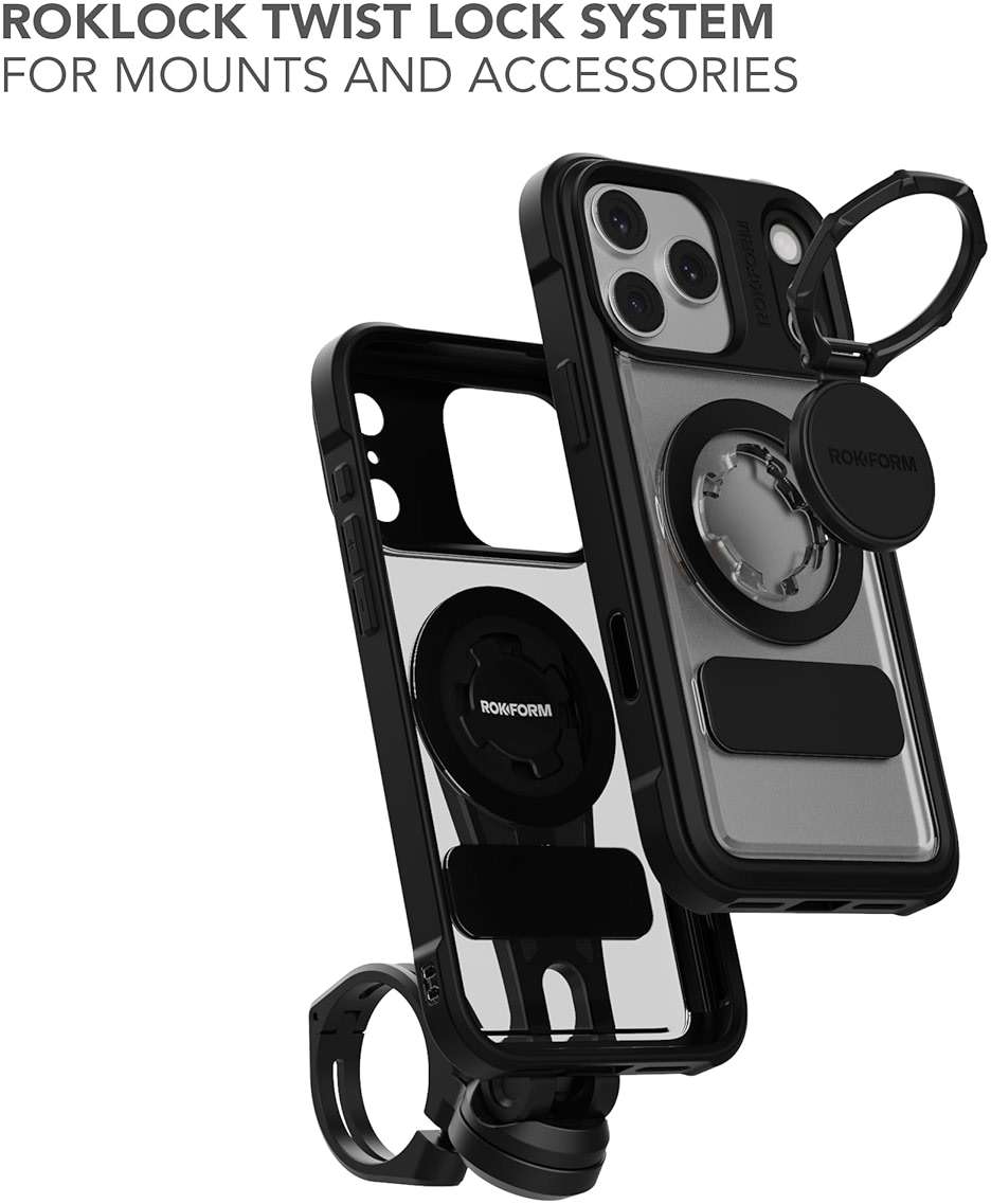 ROKFORM Crystal Case Compatible with iPhone 17 Pro Max, Magnetic Cover (Clear) - Image 6